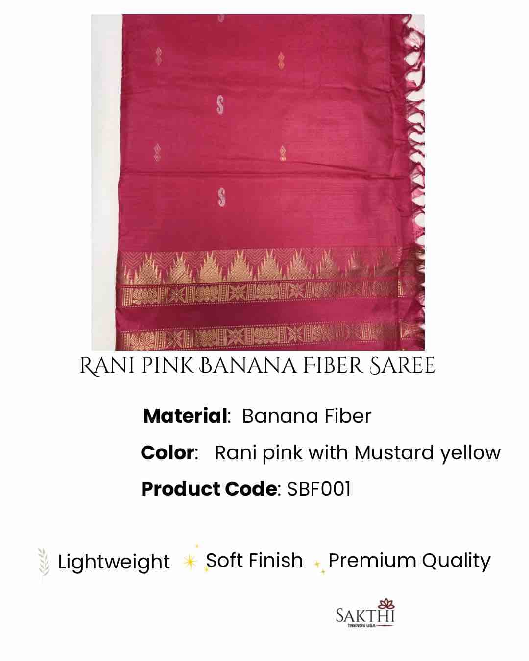 Premium Banana Fiber Sarees