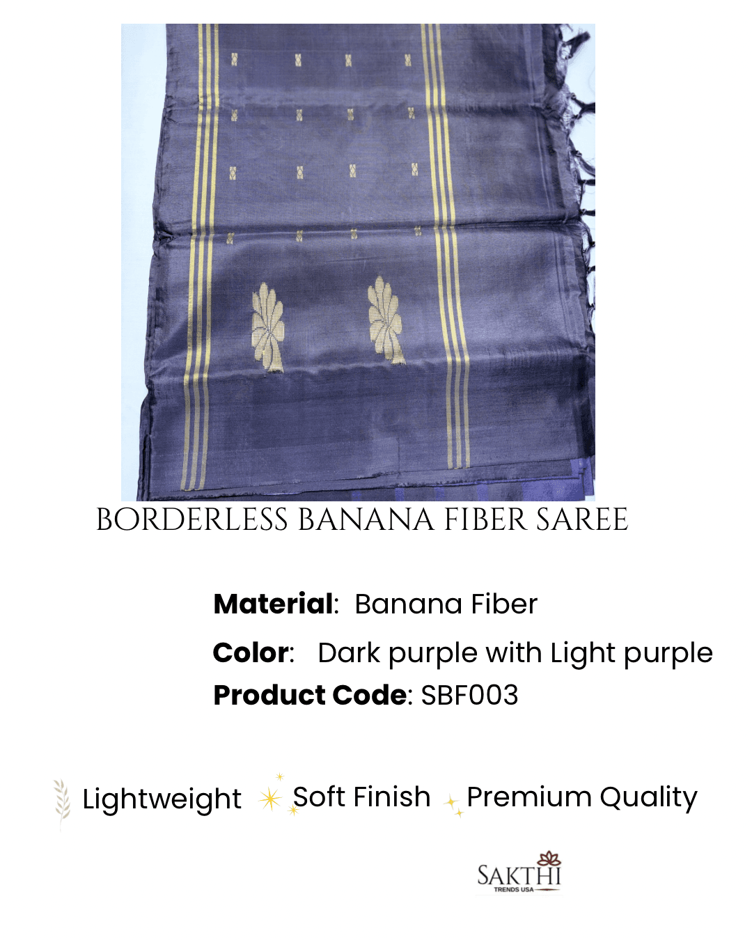 Premium Banana Fiber Saree