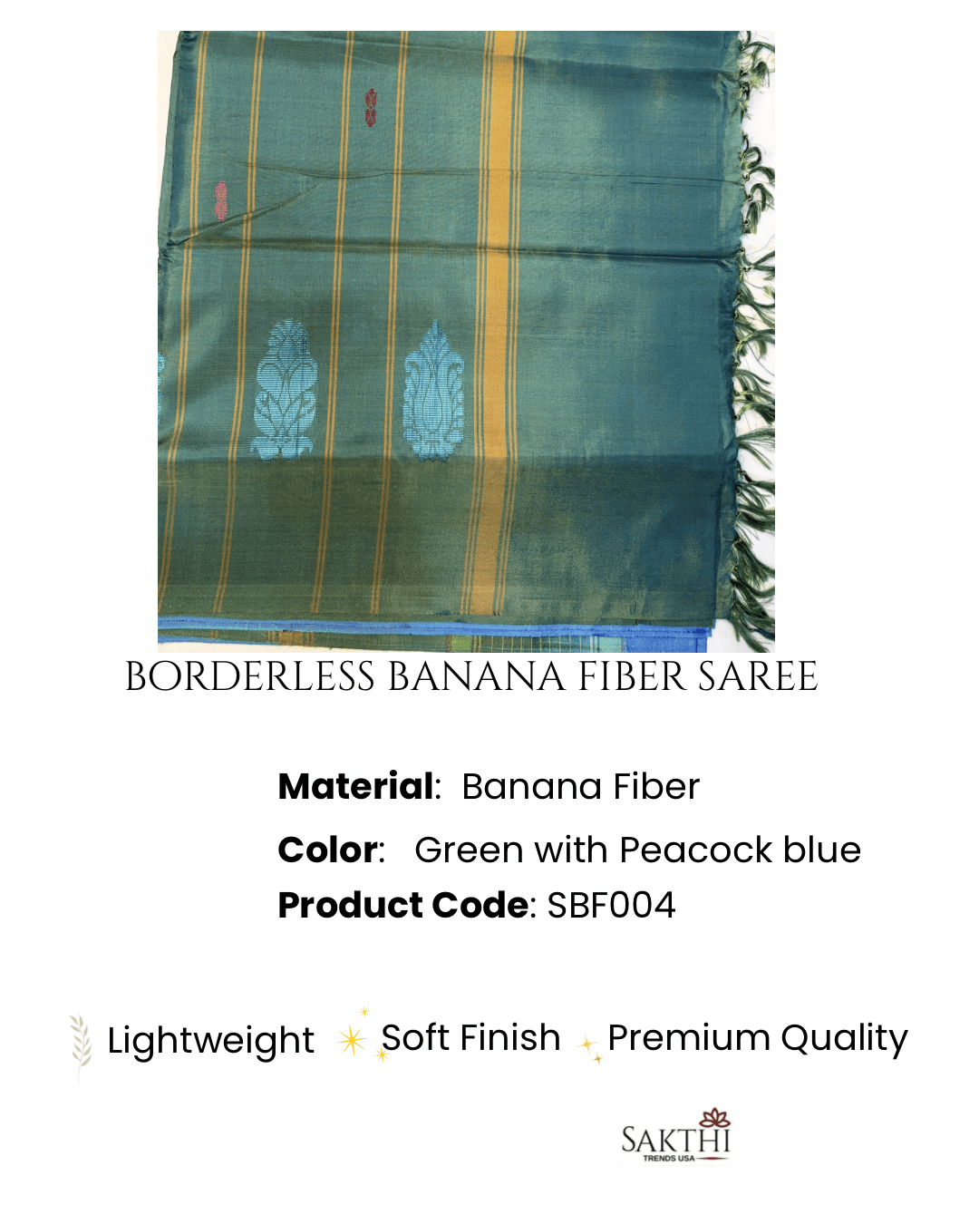 Premium Banana Fiber Saree