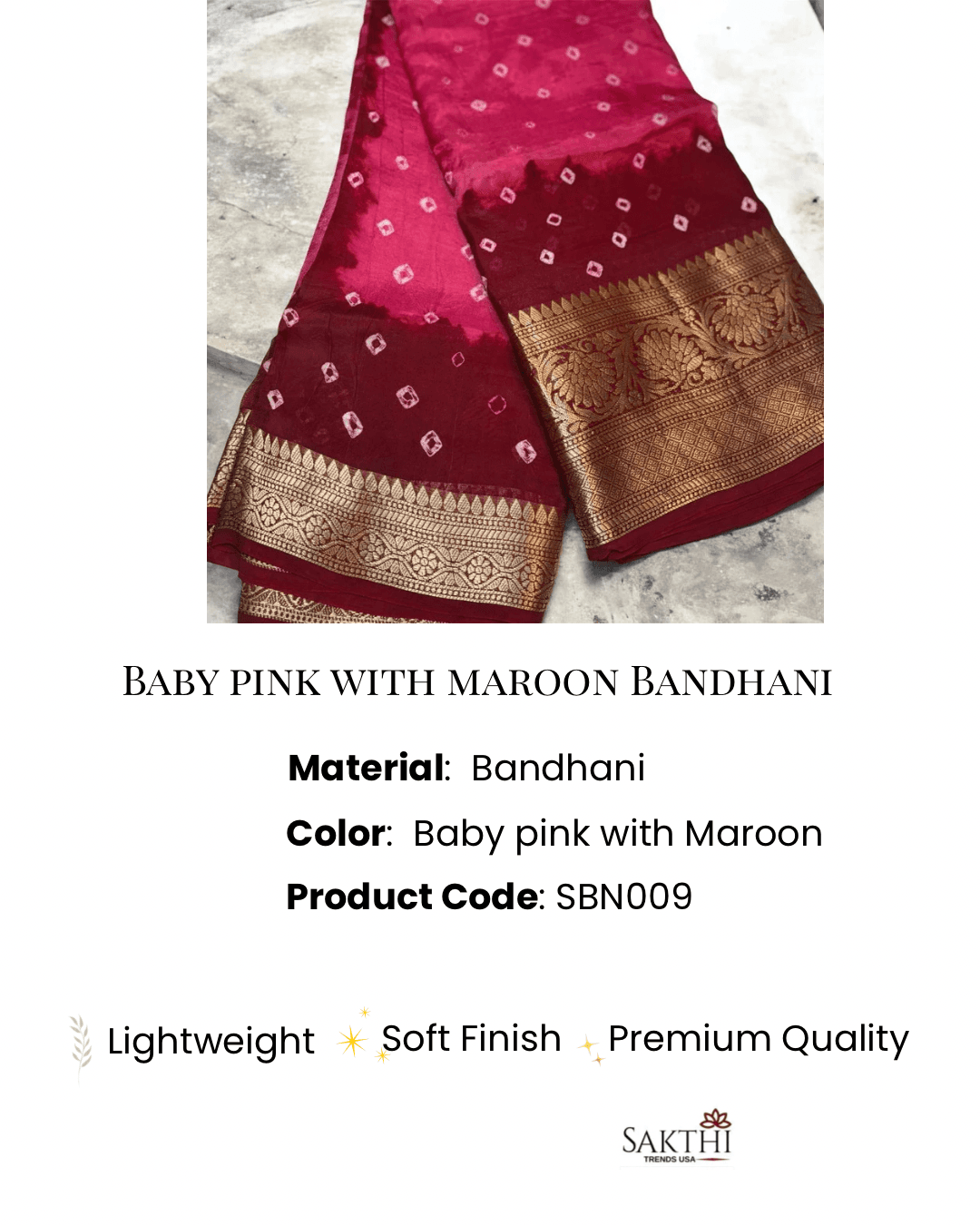 Bandhani Saree